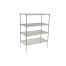 Winco VCS-1848, 18x48x72-Inch 4-Tier Wire Shelving Set, Chrome Plated, NSF
