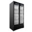 Omcan VRD26, 39.5-inch 2 Swing Glass Doors Black Refrigerator, 26 Cu.Ft