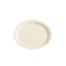 C.A.C. WAS-12, 9.75-Inch Porcelain Oval Platter with Narrow Rim, 2 DZ/CS