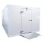 Coldline WFP6X10-FL, 6.56x9.84x7.5-Feet White Walk-in Freezer Box with Floor