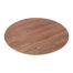 Yanco WD-310 10-Inch Melamine Wooden Look Round Tray, 24/CS