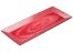 Winco WDM001-508, 19 x 8-Inch Ardesia Lusia Melamine Hammered Rectangular Plate, Red, 24/CS