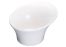 Winco WDM004-202, 7.25-Inch Dia 0.75 Qt Ardesia Priscila Melamine Angeled Bowl, White, 24/CS