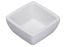 Winco WDM009-201, 2.5-Inch Dia 2 Oz Ardesia Linza Melamine Square Mini Bowl, White, 48/CS