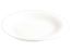 Winco WDP004-201, 8-Inch Dia Ardesia Ocea Porcelain Large Oval Plate, Creamy White, 24/CS