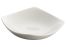 Winco WDP013-103, 5.25-Inch Ardesia Lera Porcelain Square Dish, Bright White, 36/CS