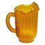 Winco WPCT-60A, 60-Ounce Amber Polycarbonate Pitcher with Three Spouts