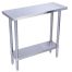 KCS WS-1436, 14x36-Inch All Stainless Steel Work Table with Undershelf