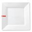 Miya X14001, 12" Square White Plate, 6/CS