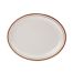 Yanco BR-13 11.5x9.5-Inch Porcelain Speckled Platter, DZ
