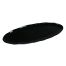 Yanco CAT-2030B 30x12-Inch Catering Melamine Oval Black Platter, 6/CS