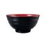 Yanco CR-528 22 Oz Black&Red Melamine Soup Bowl, 48/CS