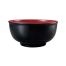 Yanco CR-560 22 Oz Black&Red Melamine Bowl, 48/CS