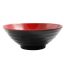 Yanco CR-576 36 Oz Black&Red Melamine Noodle Bowl, 24/CS