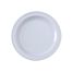Yanco NS-107W 7.25-Inch Nessico Melamine Round White Dessert Plate, 48/CS