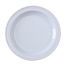 Yanco NS-110W 10.25-Inch Nessico Melamine Round White Dinner Plate, 24/CS