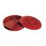 Yanco NS-608-1R 8.25-Inch Nessico Melamine Round Red Deep Divided Server with Lid, DZ