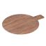 Yanco WD-112 11.75-Inch Melamine Wooden Look Round Tray with Handle, 24/CS