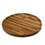 Wilmax ZG-660014, 14-Inch Acacia Wood Round Stackable Plate, 12/CS