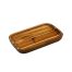 Wilmax ZG-660210, 10x7-Inch Acacia Wood Rectangle Stackable Tray, 12/CS