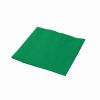 CLOSEOUT - 9.5x9.5-Inch 3 Ply Green Paper Beverage Napkin, 1000/CS