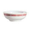 C.A.C. 105-MB7, 36 Oz 7.25-Inch Red Gate Porcelain Soup Bowl, 2 DZ/CS
