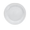 Dart 10PWF 10.25-Inch Famous Service Round White Impact Plastic Plate, 1000/CS