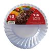 Fineline Settings 1105050, 9-inch Caterer Choice Premium Plates, Club Pack, 300/CS