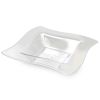 Fineline Settings 112-CL, 12 Oz Wavetrends Clear Polystyrene Square Bowl, 120/CS (Discontinued)