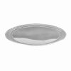 CLOSEOUT - 18-Inch Clear Plastic Scalloped Serving Tray, 25/CS