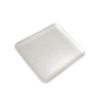 CKF 12SWH, 11x9x0.5-Inch #12S White Foam Meat Trays, 250/PK (Discontinued)