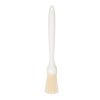 Ateco 1680, 1-Inch Diameter Round Pastry Brush, White Natural Bristles, Plastic Handle