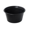 Dart 200PCBLK, 2 Oz Conex Black Complements Portion Polypropylene Container, 2500/Cs. Lids Are Sold Separately