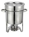 Winco 207, 7-Quart Stainless Steel Chafer-Style Soup Warmer, EA