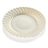 Fineline Settings 209-BO, 9-inch Flairware Polystyrene Bone Dinner Plate, 180/CS (Discontinued)