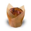 PacknWood 209CPST1M, 1.25-Oz Tulip Paper Baking Cups, Brown, 1000/CS
