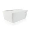 PacknWood 210BIO4, 8.9x6.55x3.5-Inch White Take-Out Meal Box, 160/CS