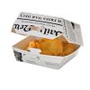 PacknWood 210EATBURG135J, 5.7x5.3x3.1-Inch White Newsprinted Hamburger Clamshell Take Out Box, 500/CS