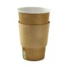 PacknWood 210GBAG16, 3.2-Inch Dia x 2.5-Inch High Coffee Cup Sleeve for 12-16-20 oz Cups, 1000/CS