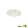 PacknWood 210SOUPLPP116, 4.49-inch Dia Clear Flat PP Lid for 12/16/20/24-Oz Deli News Containers, 500/CS