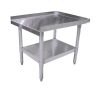 Omcan 22056, 30x18-Inch Equipment Stand with Galvanized Legs and Undershelf, NSF (Discontinued)
