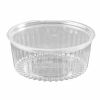 CLOSEOUT - Reynolds 10863, 32 Oz Clear PET Plastic Bowl w/ Hinged Flat Lid, 150/CS