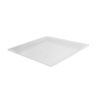 Fineline Settings SQ4212.WH, 12x12-Inch Platter Pleasers White Plastic Square Trays, 25/CS