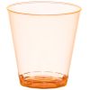 Fineline Settings 402-ORG, 2 Oz. Savvi Serve Orange Plastic Shot Glasses, 2500/CS (Discontinued)
