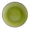 C.A.C. 666-21-G, 12-Inch Green Non-Glare Glaze Stoneware Coupe Plate, DZ