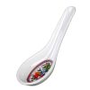 Thunder Group 7002TP.5 Oz 4.75 x 1.38 Inch Asian Peacock Melamine Small Chinese Spoon, DZ