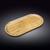 Wilmax WL-771057/A 8Г—4-Inch Bamboo Serving Dish, 120/CS