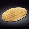 Wilmax WL-771072/A 17Г—12.5-Inch Oval Bamboo Food Serving Platter, 24/CS