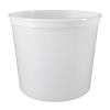 Berry Plastic T60785CP, 86 Oz Natural Plastic Containers, 200/Cs. Lids Sold Separately.
