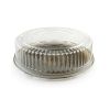Fineline Settings 9401-L, 14-Inch Platter Pleasers Clear Round Dome PET Lids, 25/CS
